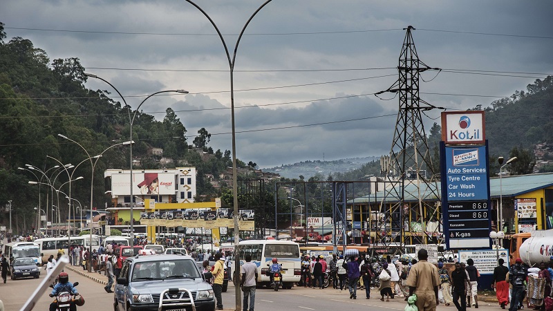 Driving in rwanda